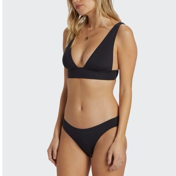 Billabong Other - NWT Billabong Women’s Black Sol Searcher Lowrider Full Coverage Bikini Bottom